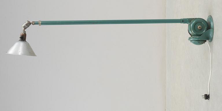 VÄGGLAMPA, "Triplex-pendel", Johan-Petter Johansson, Industri, 1900-talets mitt.