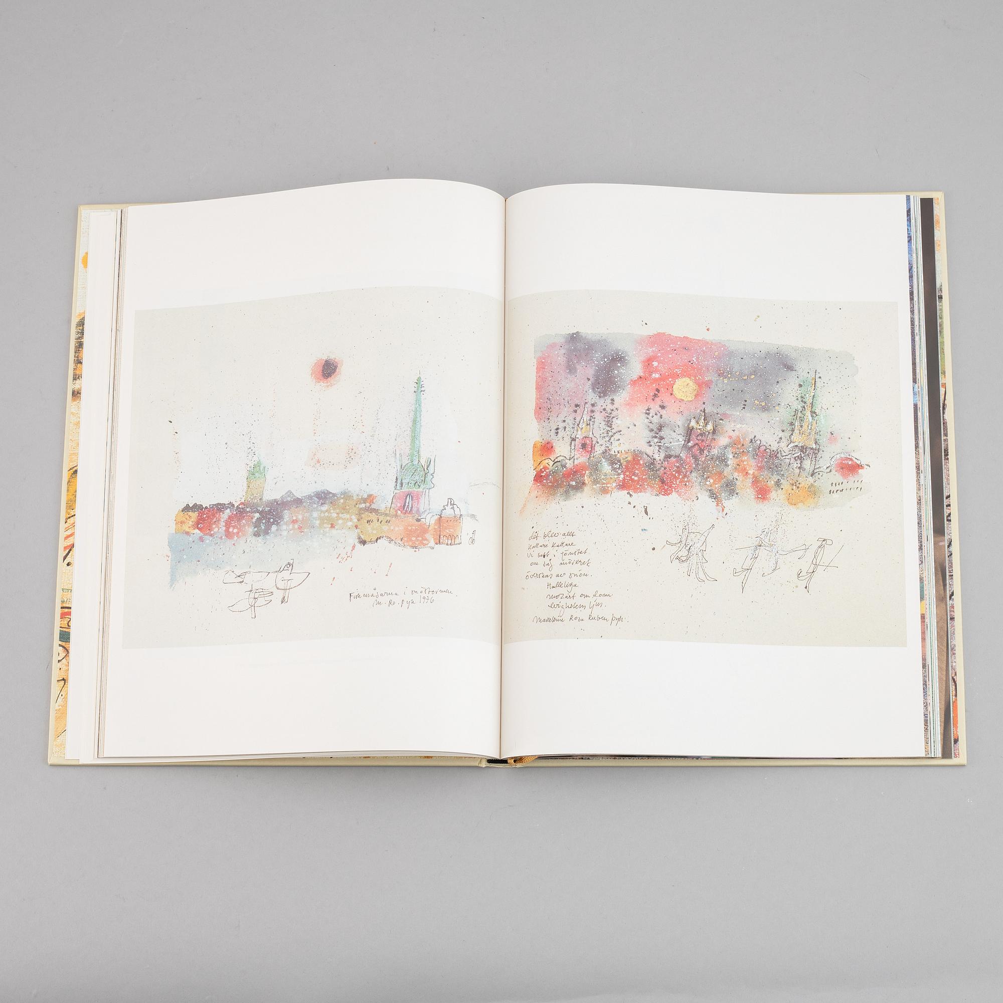 Madeleine Pyk, gouche, lithograph in colours and book.
