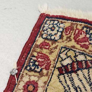 An Antique Kerman Laver, 216 x 137 cm.