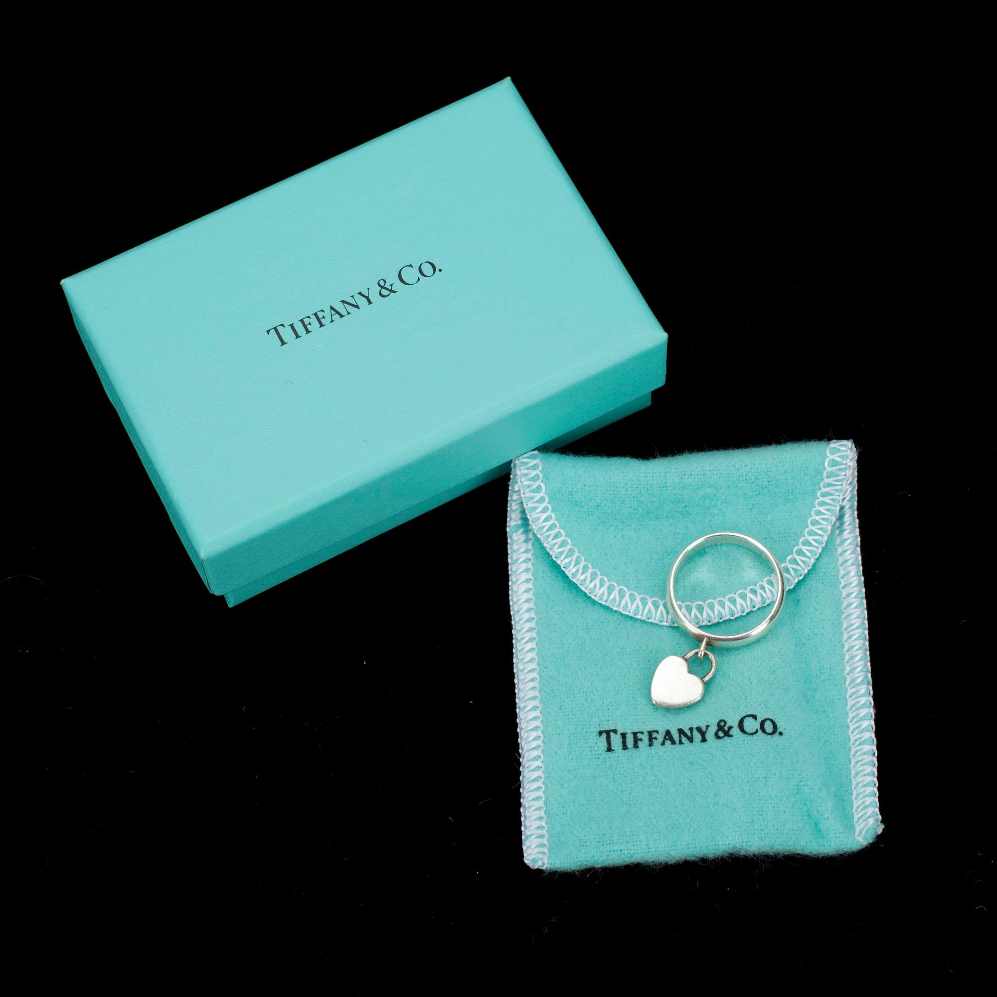 RING, sterling silver, Tiffany & Co. Vikt 4,2 gr.