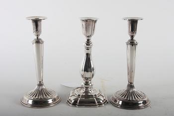 LJUSSTAKAR, 2+1 st, silver, CESON 1974-78.