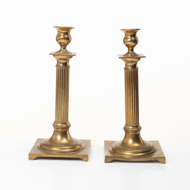 Skultuna Messingsbruk, Candlesticks, a pair, early 20th century.