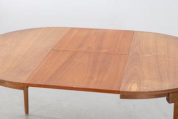 HANS OLSEN, table and 4 chairs, Frem Röjle, Denmark, 1950's.