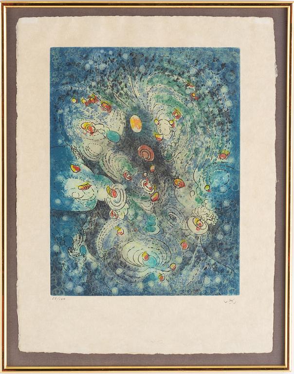 Roberto Matta, 10 st, akvatintetsningar på japanpapper, signerade och numrerade 68/100.