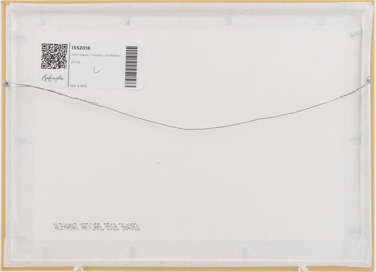 John Bauer, 'Trollens styfdotter'.