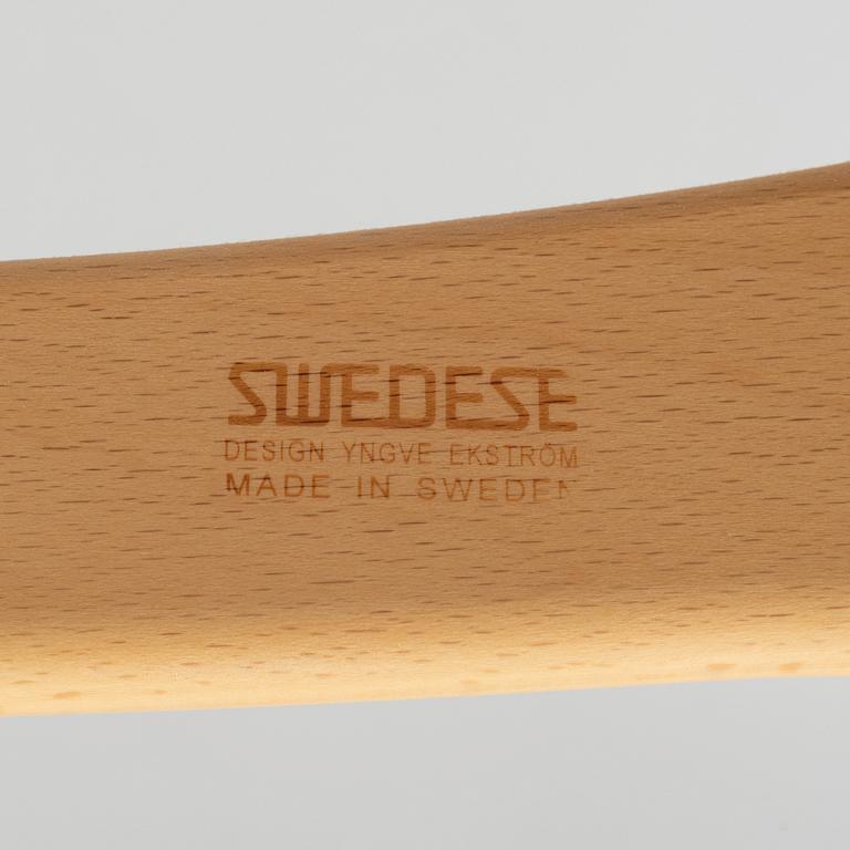 Yngve Ekström, armchair with footstool, Lamino, Swedese.
