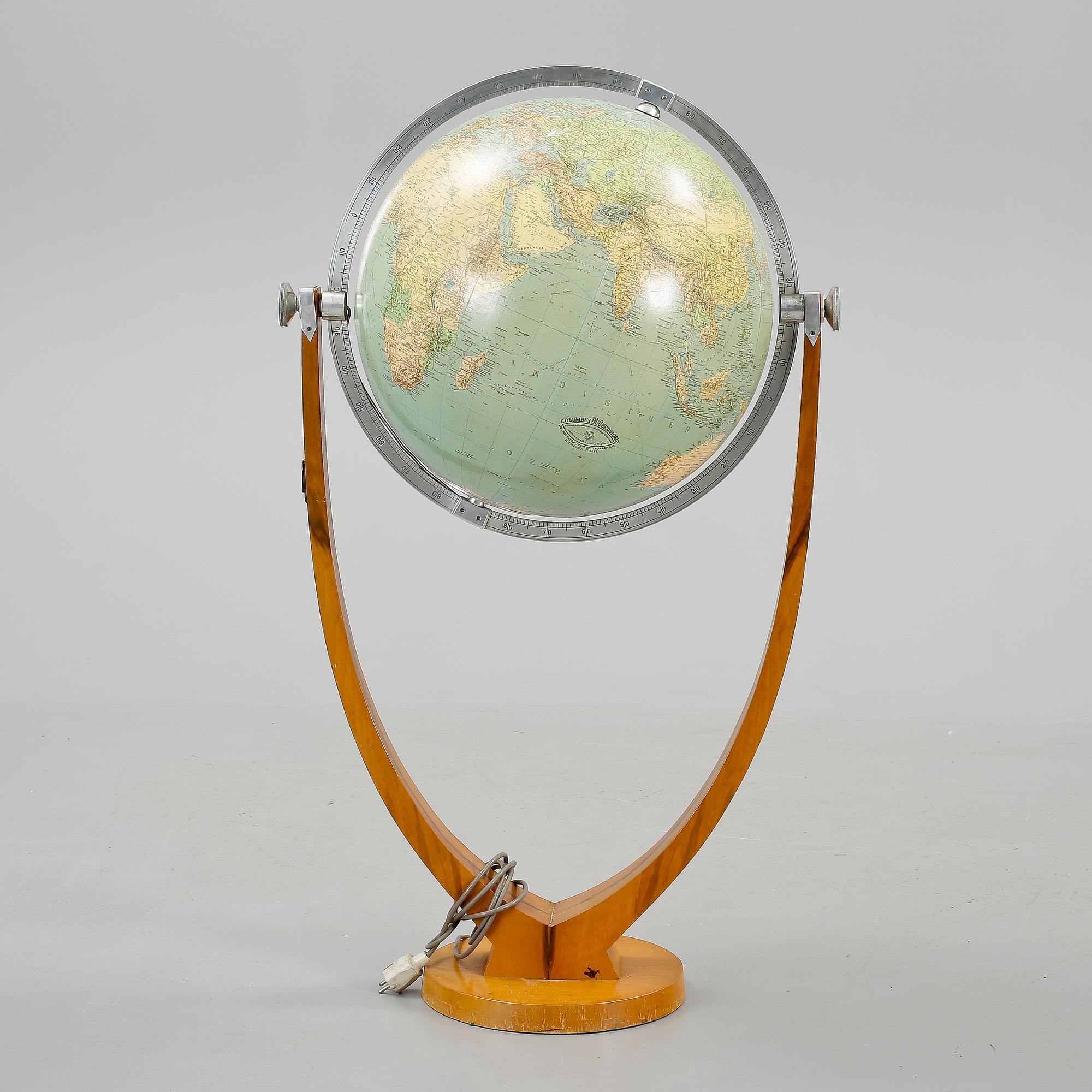 JORDGLOB, art deco, 1930/40-tal.