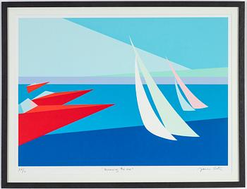 Franco Costa, silkscreen in colours, signed XV/L.