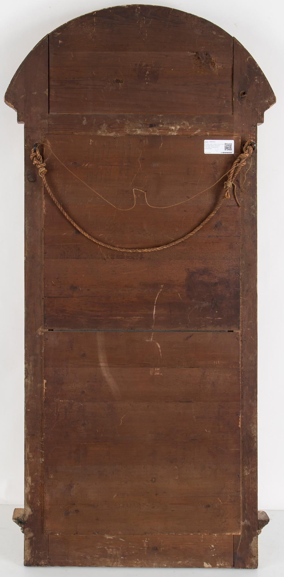 MIRROR, Empire, marked Carl Gustaf Fyrwald, active 1776-1816. Stockholm hallmark.