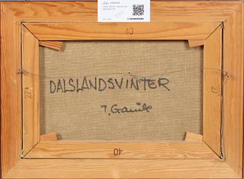 TAGE GAVIK, olja på duk, signerad.