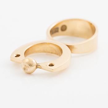 Sven-Erik Högberg, a ring, 18K gold, Gothenburg 1991.