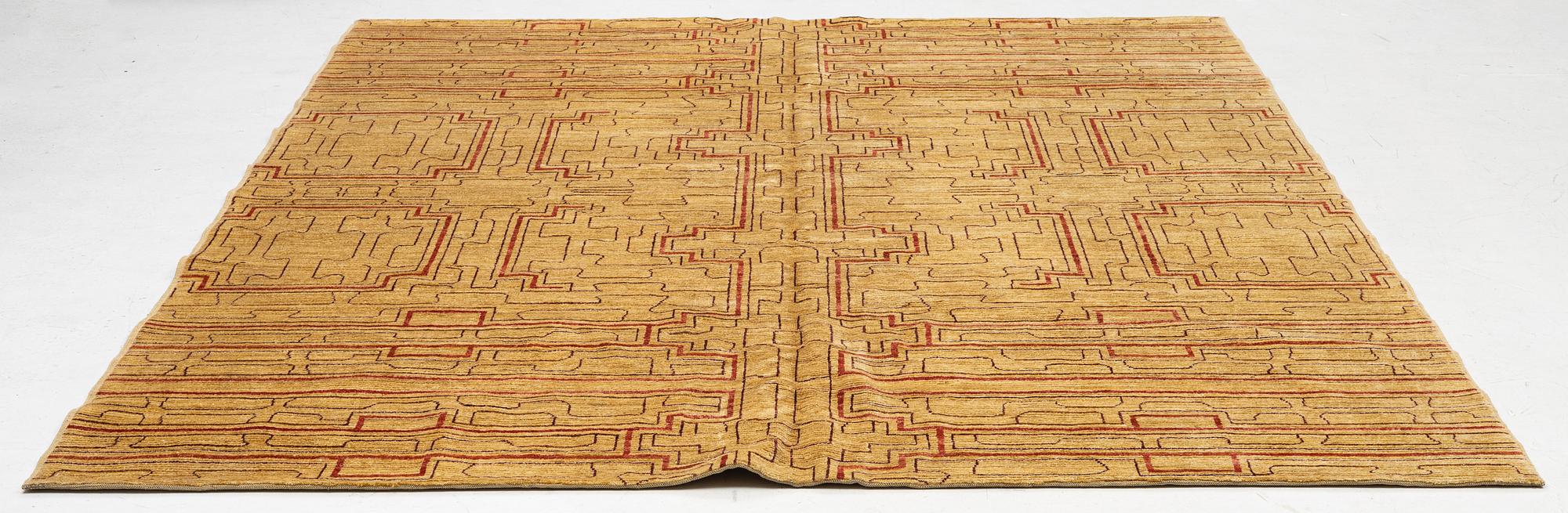 Rug, modern, Afghanistan, approx. 300 x 250 cm.