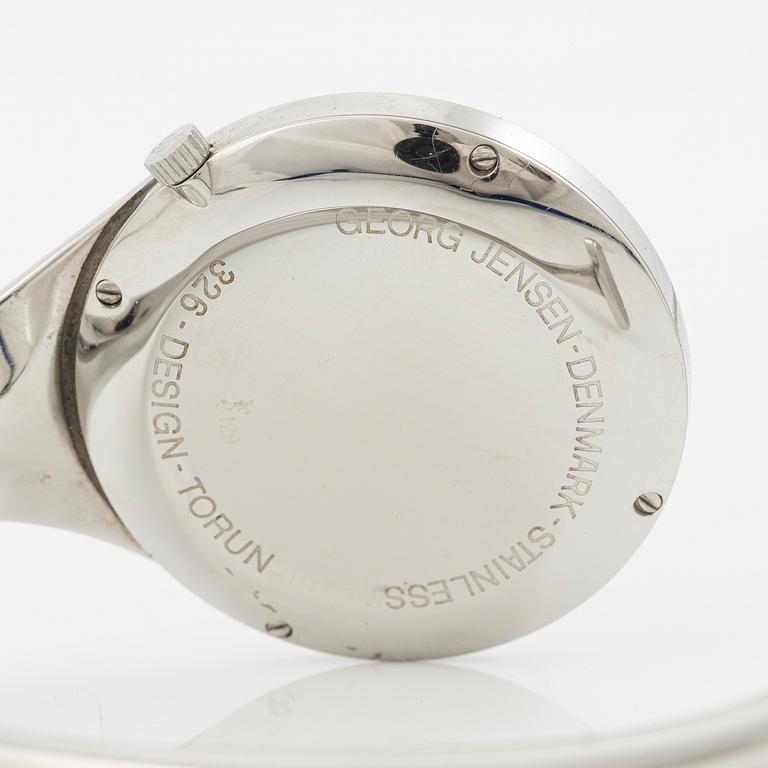 Georg Jensen, Vivianna, design Torun Bülow, armbandsur, 33 mm.
