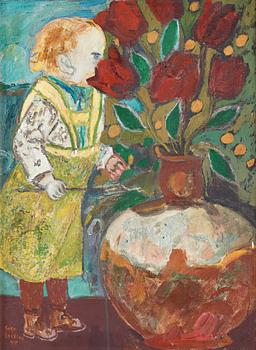 425. Sven X:et Erixson, Sverre and the flowers.