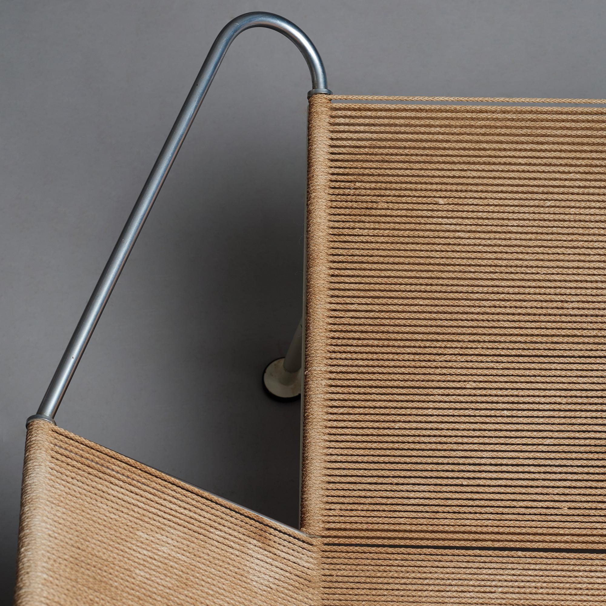 HANS J WEGNER, fåtölj, "Flag Halyard/Snørestolen" modell "GE 225" för Getama, Danmark.