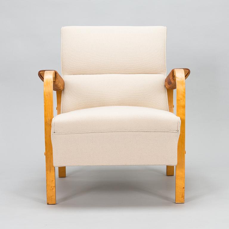 Alvar Aalto, armchair model 48, O.Y. Huonekalu- ja Rakennustyötehdas A.B., Finland 1950s.