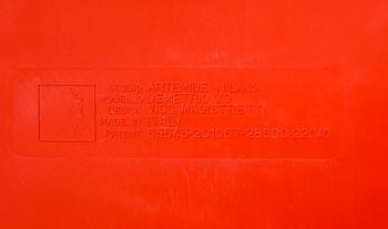 SOFFBORD, Modell "Demetrio 70", design Vico Magistretti, för Studio Artemide Milano, Italien, 1970-tal.
