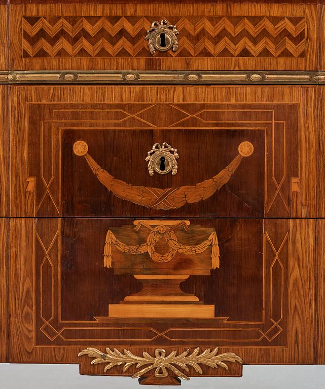 BYRÅ, av Anders Lundelius (mästare i Stockholm 1778-1823), 1780, Gustaviansk.