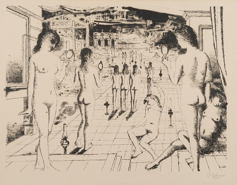 PAUL DELVAUX, LES MIROIRS.