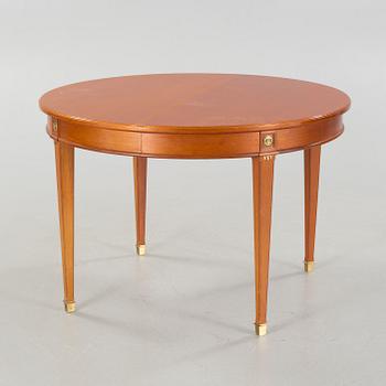 A gustavian style dining table, second half of the 20th century.