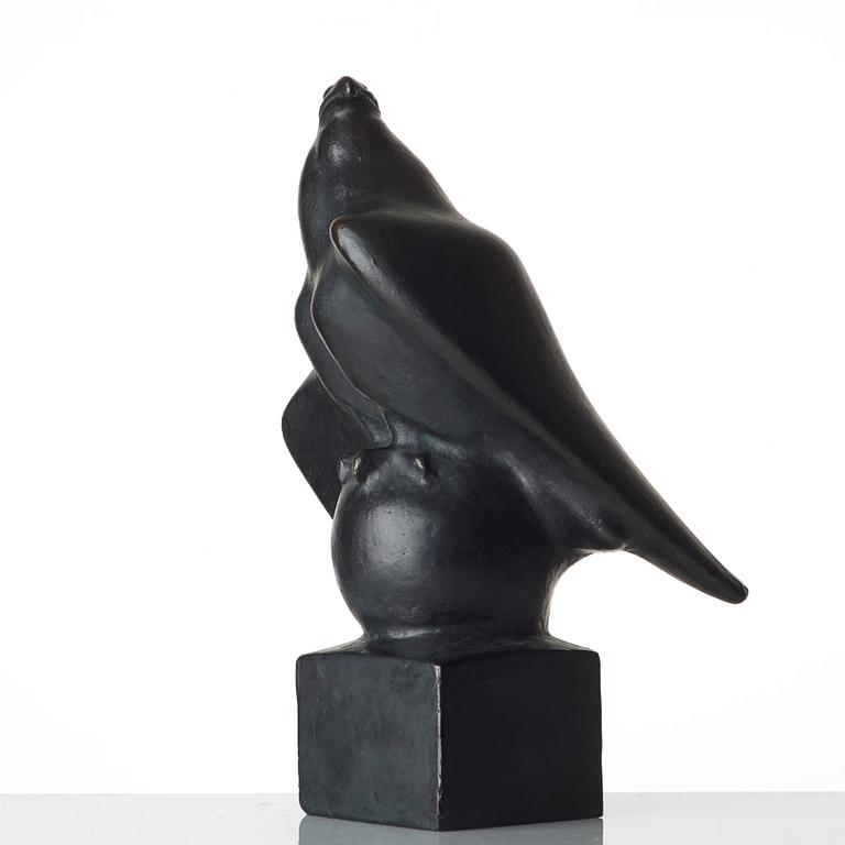 CARL MILLES, sculpture. Bronze, signed with a stamp CM and numbered 12/12. Height 34 cm.