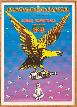 Sture Johannesson, Poster, Lunds konsthall, 1969.