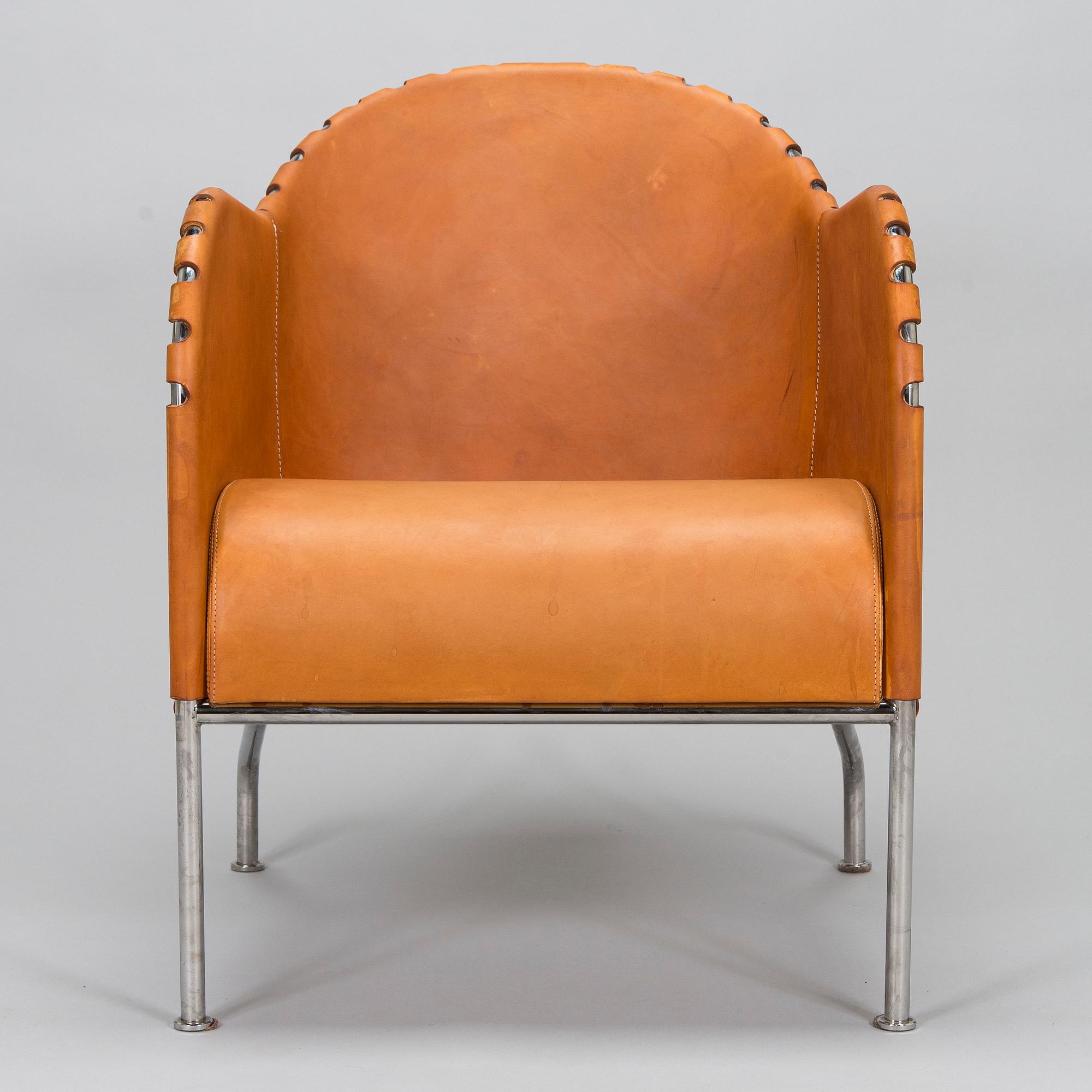 Mats Theselius, fåtölj, "Bruno", Källemo. Formgiven 1997.