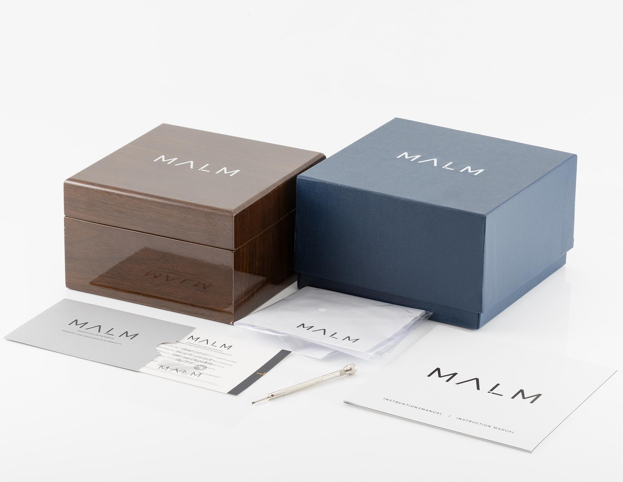 Malm, Air Wolf Viggen, armbandsur, 40 mm.