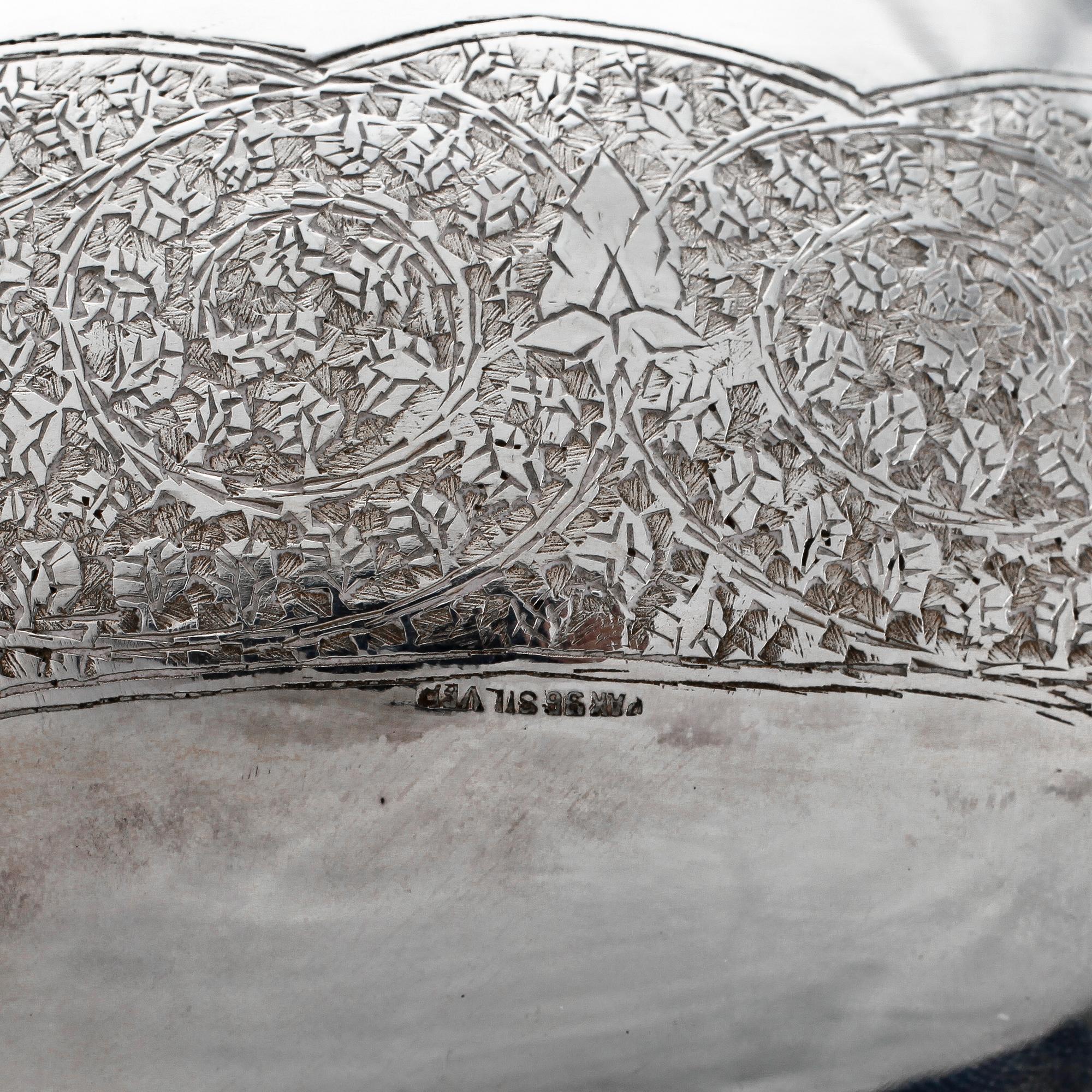 PARTI SILVER, 5 delar, bla Polen, 1900-talets mitt/andra hälft. Totalvikt ca 350 gram.