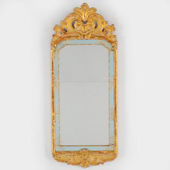 A rococo mirror by Niclas Meunier (1754-1797).