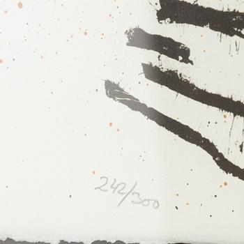Arman, lithograph in colours, signed 242/300.