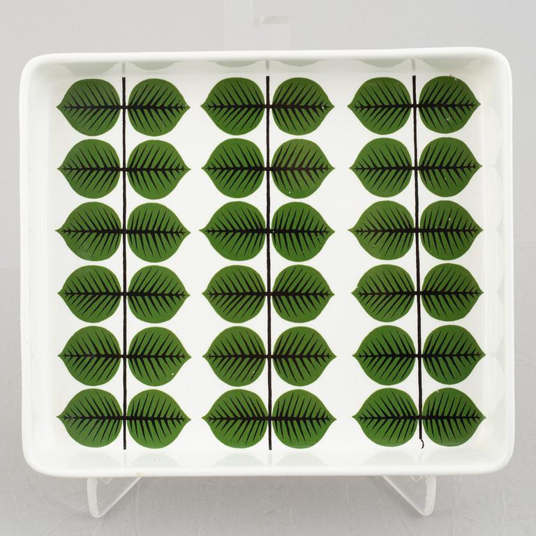 Stig Lindberg, a 59-piece creamware "Berså" service, Gustavsberg, Sweden, second half of the 20th century.