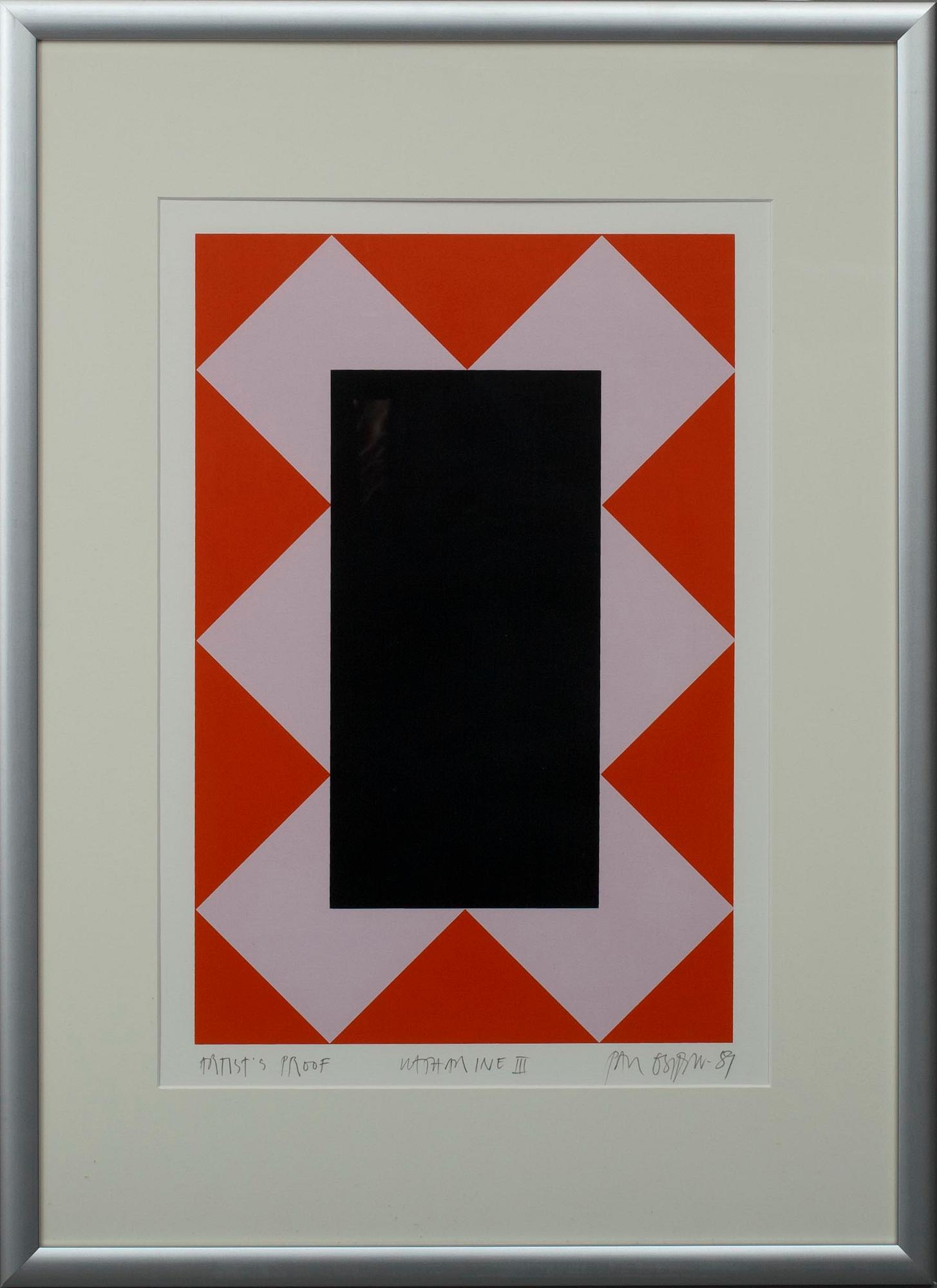 PAUL OSIPOW, serigrafi, sign. och dat. -89.