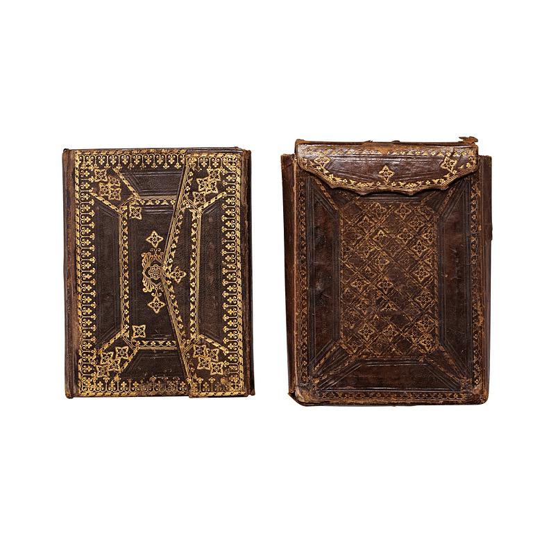 KORAN. Konstantinopel 1716. Höjd 15,5 x 11,5 cm.