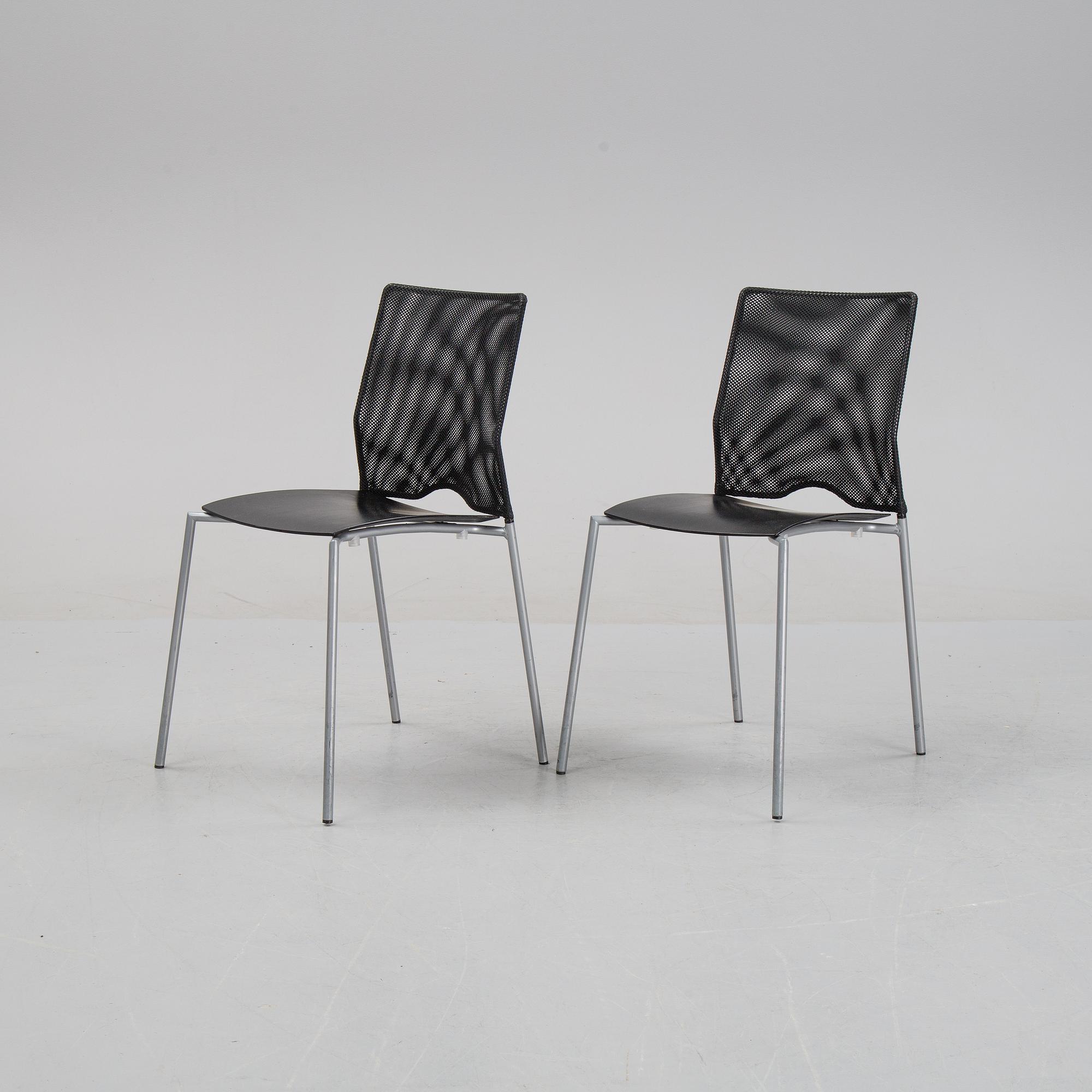 Gunilla Allard, a set of twelve 'Cosmos' chairs from Lammhults.