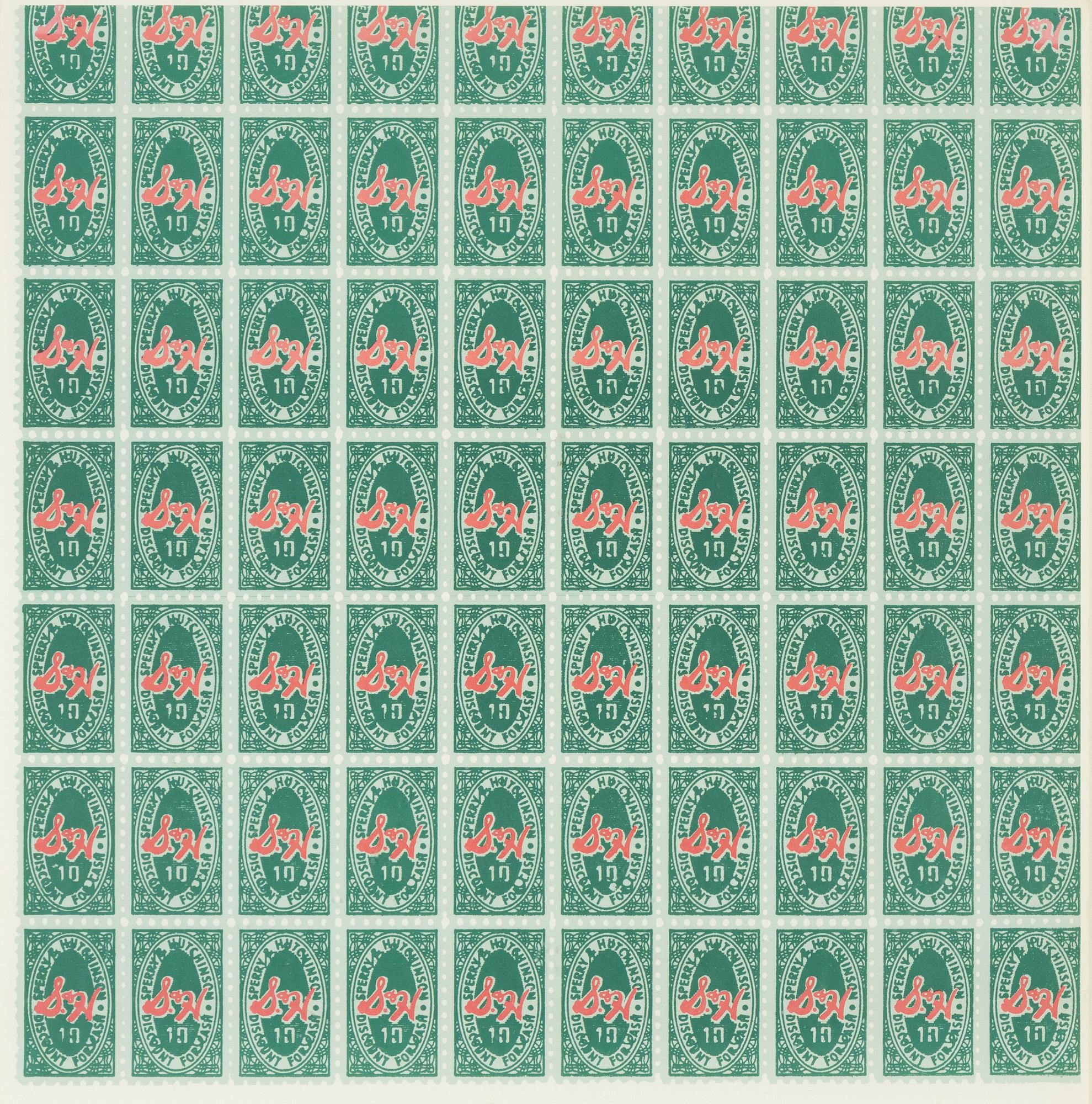Andy Warhol, offset lithograph in colours, 1965, stamped estate verso.