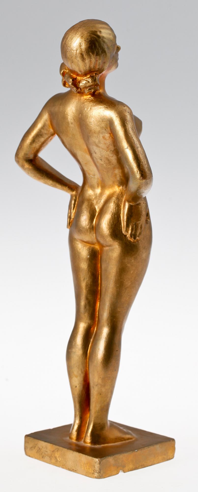 CARIN NILSON. Skulptur. Gips. Sign.