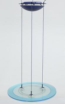 TAKLAMPA, "Aurora", Perry King & Santiago Miranda för Arteluce, formgiven 1982. Höjd ca 106 cm.