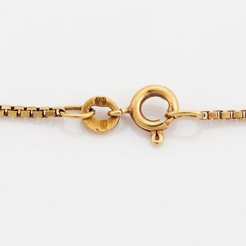 Kedja venezialänk, 18K guld.