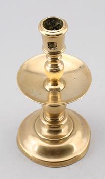 LJUSSTAKE, mässing, 1500-tal.