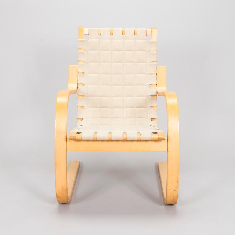 Alvar Aalto, nojatuoli, malli 406, Artek 1980-luku.