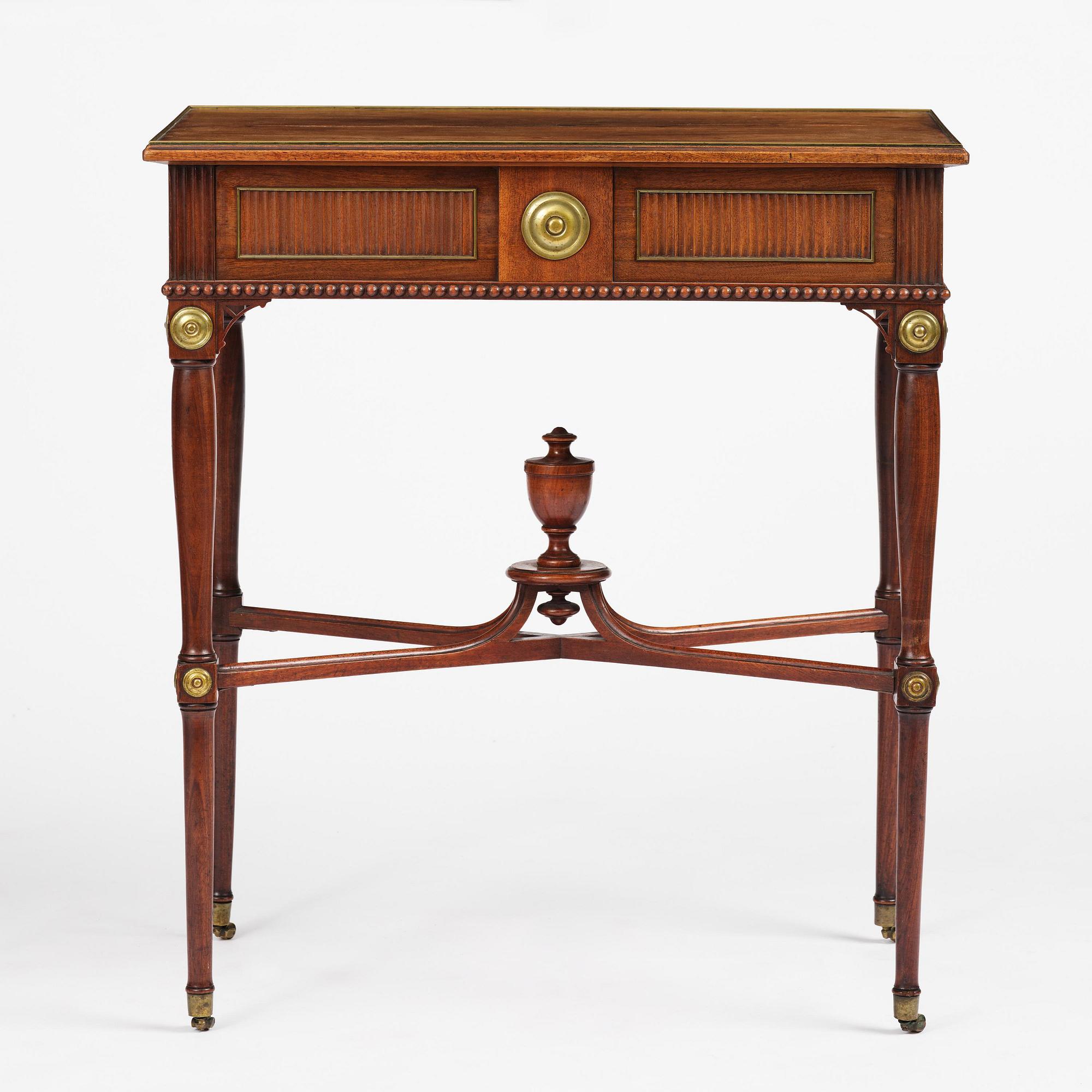 Bord, av Gottlieb Iwersson (mästare i Stockholm 1778-1813), signerat och daterat 1794, Sengustavianskt.