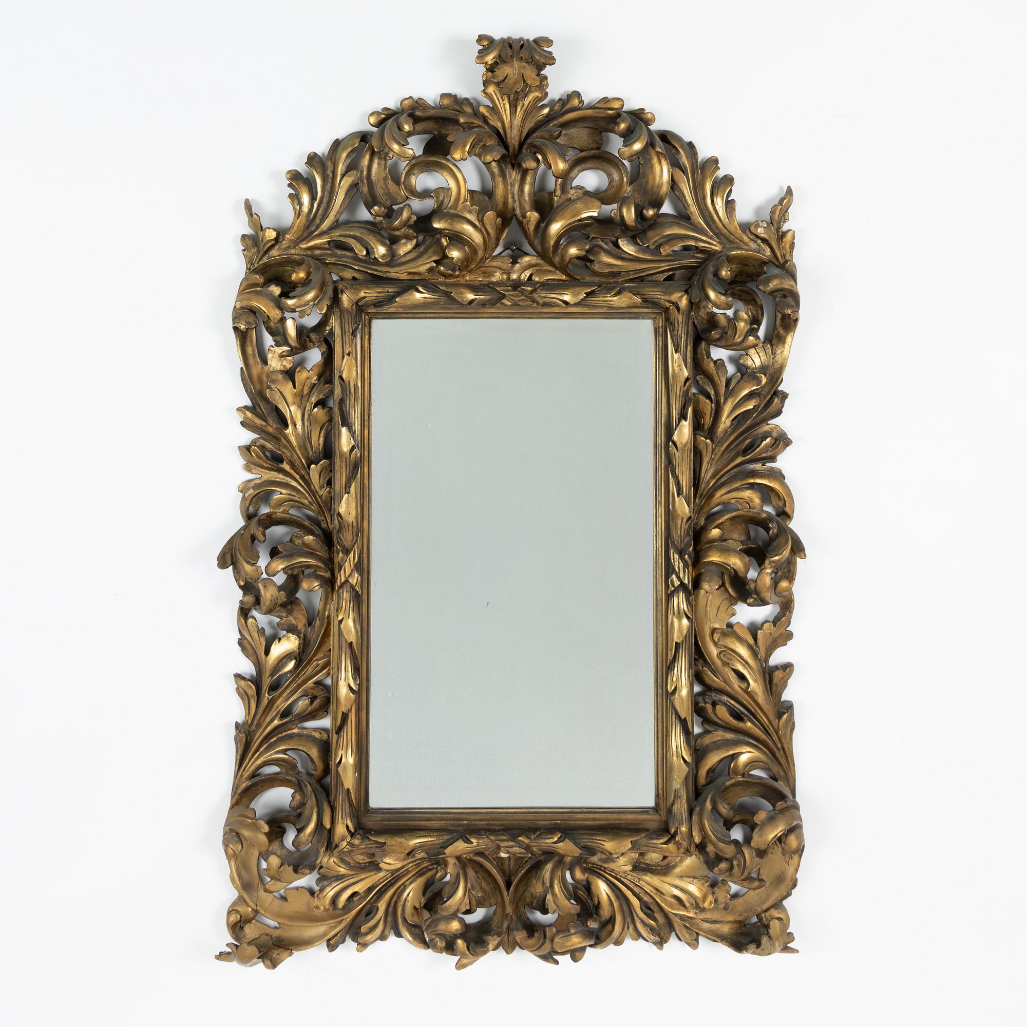 Spegel, barockstil, 1800-talets senare hälft..