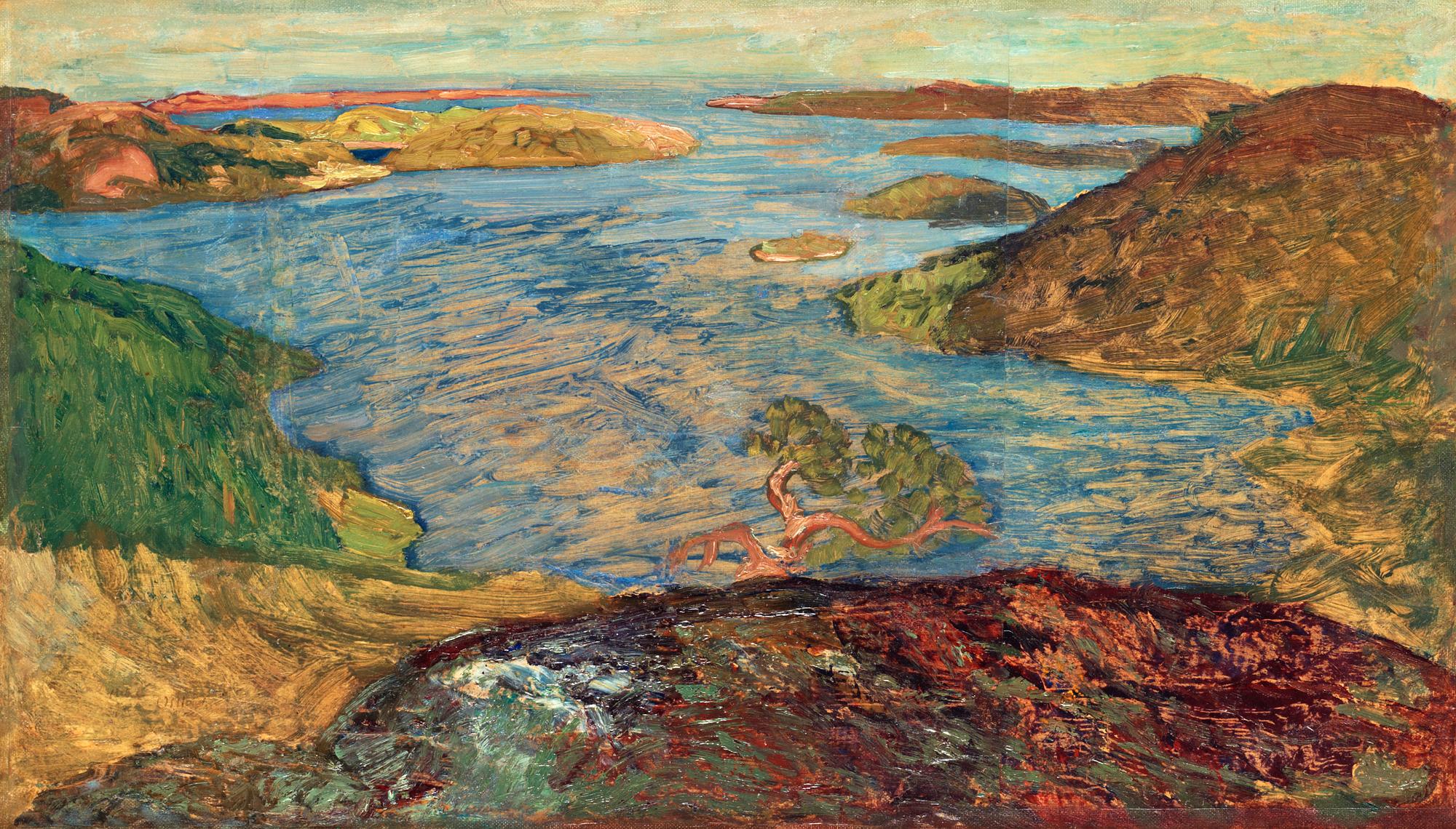 Helmer Osslund, View from Ringkallen, Nordingrå.