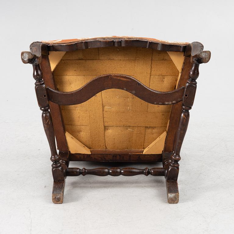 Armchair, Rococo, mid-18th century.