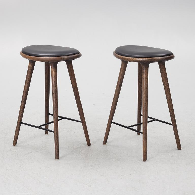 Space Copenhagen, barpallar, 4 st, "High Stool", Mater.