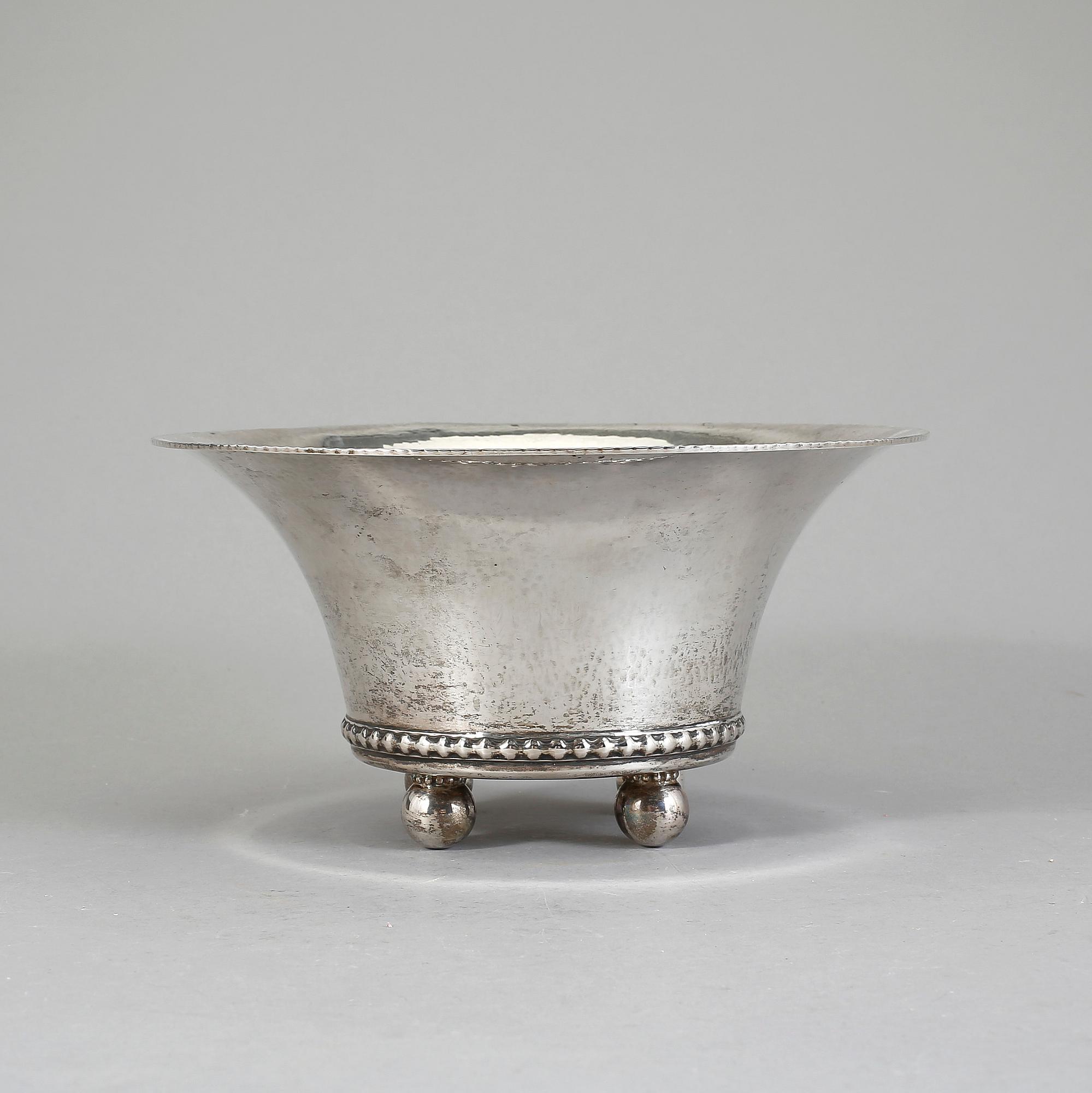 SKÅL. Silver, K Andersson, Stockholm 1919. Ca 780 g.