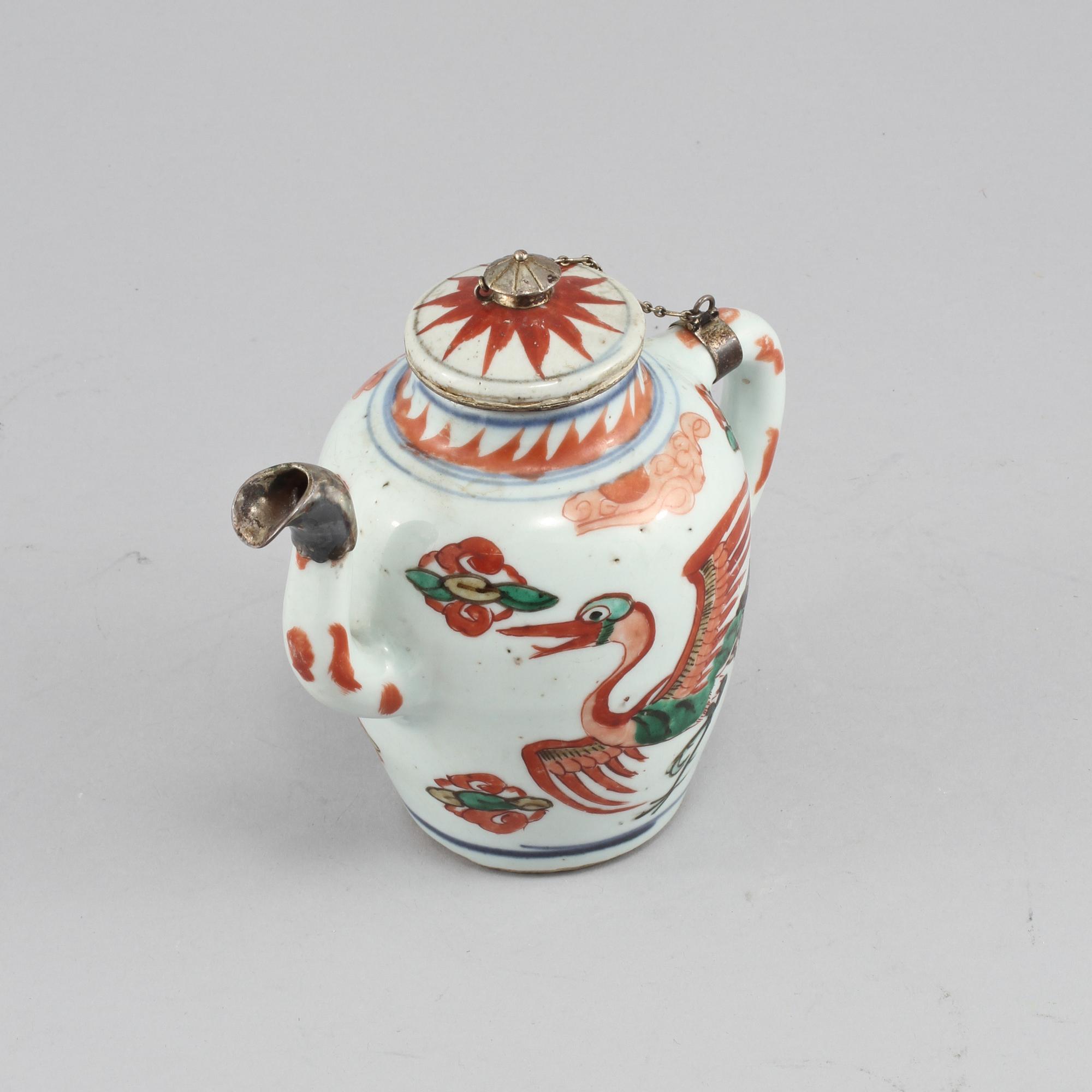 KANNA, porslin, Kina, 1700-tal.