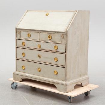 A Swedish painted secretaire, first half of the 19th century.