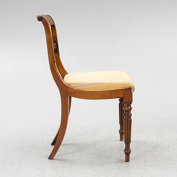 Empire, Four empire chairs, first half of the 19th Century.